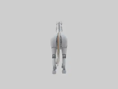 Robot version of a horse model 3D model