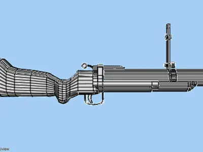 Grenade Launcher Standalone M79 3D model