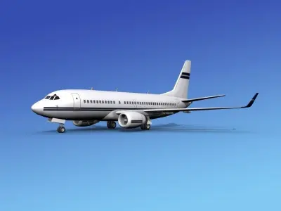 Boeing 737-700ER Corporate 2 3D model
