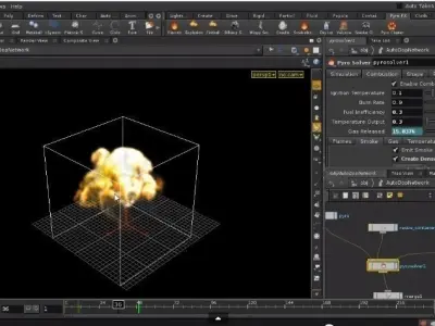 Houdini Fx - Megapack Low-poly 3D model