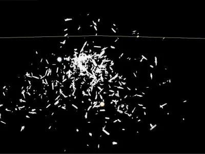 Wood Crack Slide 01 Matte Low-poly 3D model