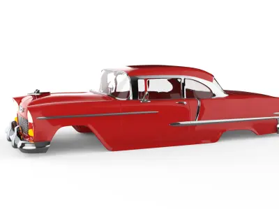1955 Chevrolet Bel Air 2 door 3D print model