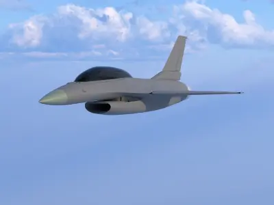 General Dynamics F-16 3D model