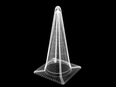 Road cones Free 3D model