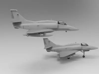 Lockheed Martin A-4AR Fightinghawk 3D print model