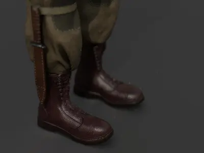 101st Airborne division soldier 3D model