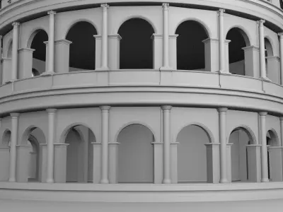 Roman Theatre 3D model