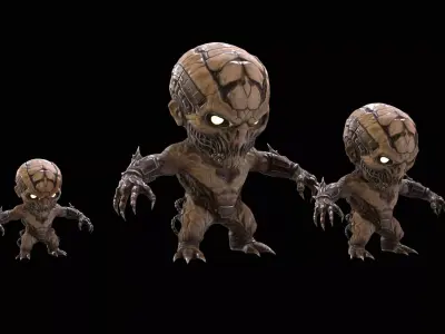 ChibiNecro2Pack2 Low-poly 3D model