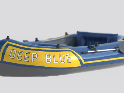 INFLATABLE BOAT 2 3D model