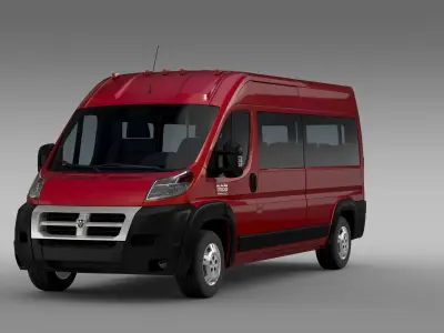 Ram Promaster Window Van 2500 HR 159WB 2015 3D model