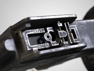 Thompson M1928 Low-poly 3D model