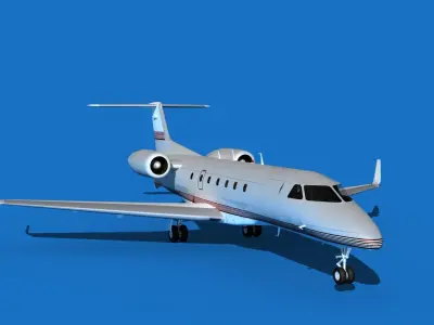 Embraer Legacy500 V03 3D model