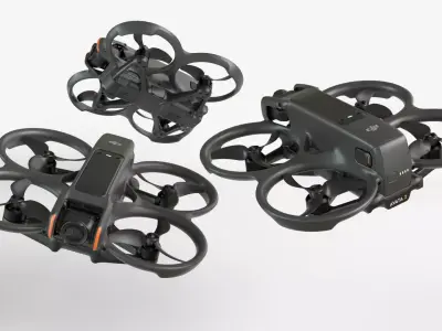 DJI Avata 2 2024 Drone 3D model