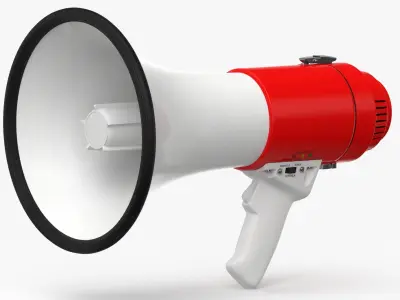 Bullhorn 3D model