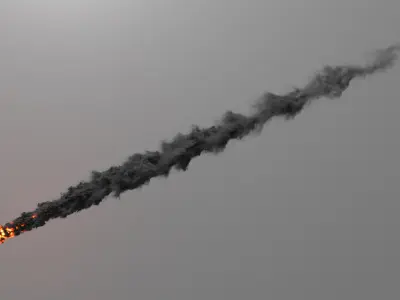 Meteor Trail VDB For Blender 3D model