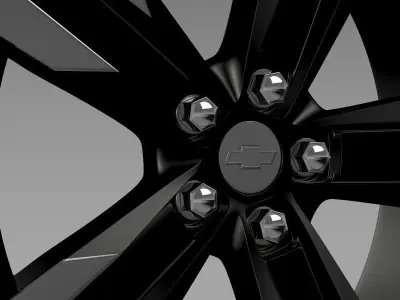 Chevrolet Camaro SEMA 2011 rim 3D model