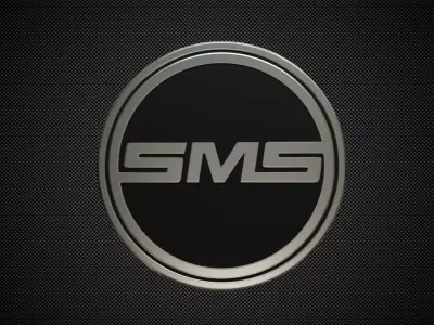 sms logo 3D model