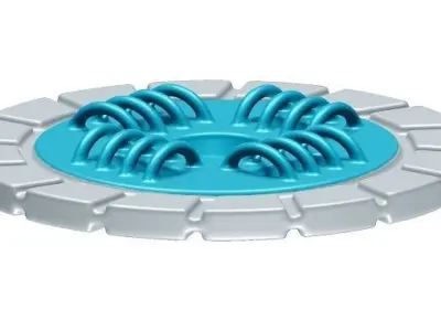 Toddler Clutch Plate Toy 3D model