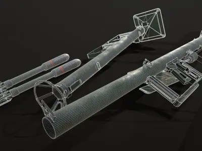 44M Rocker Launcher Low-poly 3D model