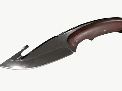 Gut Knifes Set 3D model