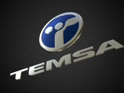 temsa logo 3D model