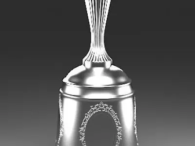 The Bell silver 3D model