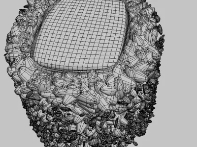 Hosomaki 3 fish sushi 3D model