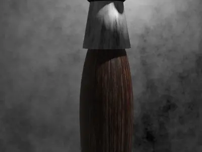 art paintbrush Free 3D model