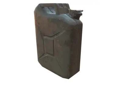 Jerry Can with 3 PBR texture map Free low-poly 3D model