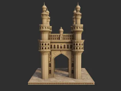 Charminar India 3D model