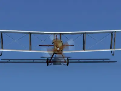 Airco DH-4 V01 US Air Mail 3D model