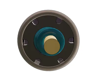 Regular Ball Joint with Classic Ball-and-Socket Housing 3D model