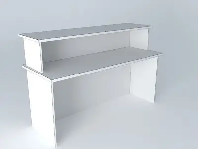 Reception Desk Free 3D model