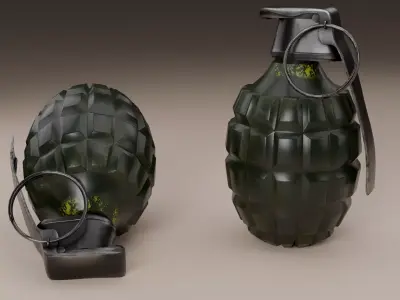 Hand Grenade 3D model