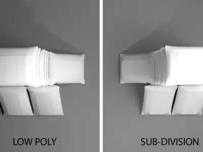 Sandbag Bunker - Towering Hesco 3D model