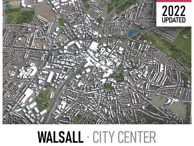 Walsall Low-poly 3D model
