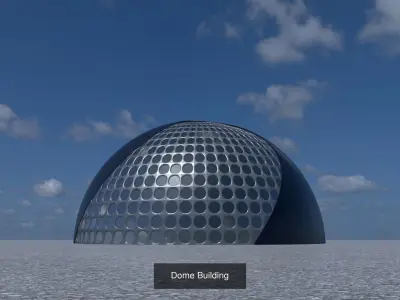 Geodesic Dome 3D Model Collection