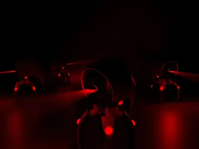 Nano robots 3D model