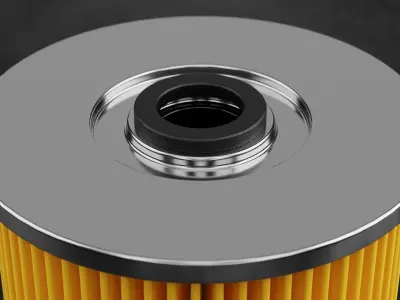 Car Filter Type D 3D model