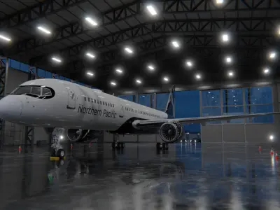 Boeing 757-200 3D model