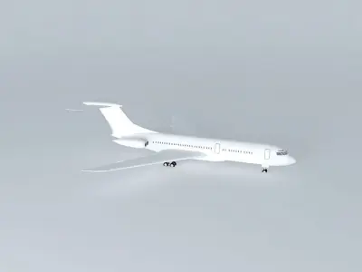 Template Vickers Armstrongs VC10 Free 3D model