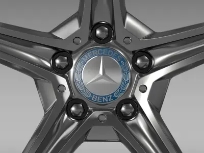 Mercedes Benz C 400 4Matic AMG line rim 3D model