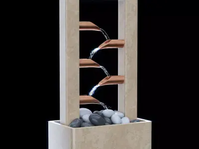 Decorative Fountain For Home and Garden 3D model