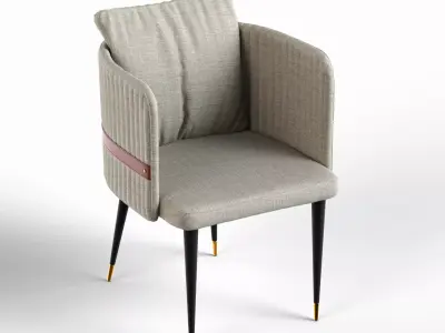 Santiago Armchair Free 3D model