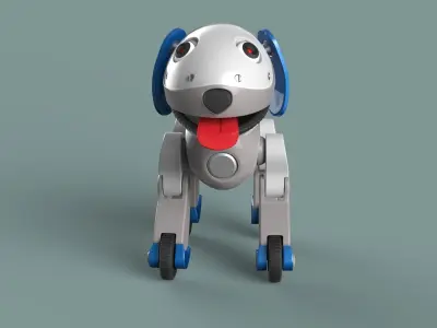 Robot Dog 3d model 3D model