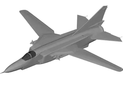 Mikoyan-Gurevich MiG-23 3D model