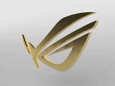 ROG Logo version1 006 Free low-poly 3D model