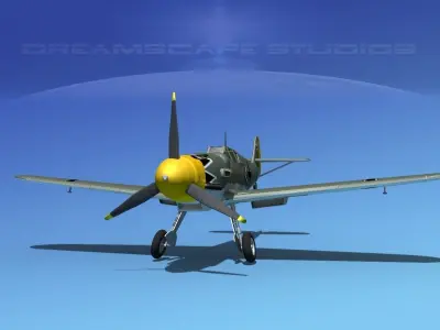 Messerschmitt BF-109 V13 3D model