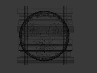 Historical Mill Low-poly 3D model