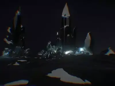Cosmic Terrain 2 3D model